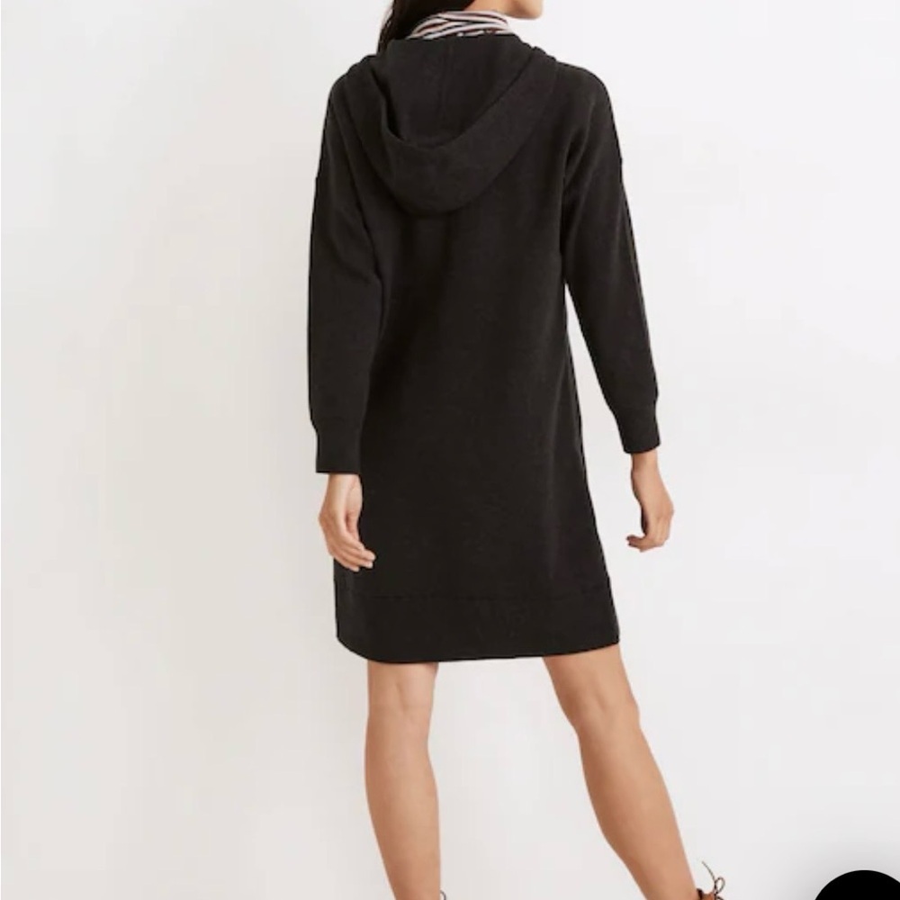 Madewell Womens Hoodie Sweater Dress Size XL Charcoal Gray - Picture 2 of 11